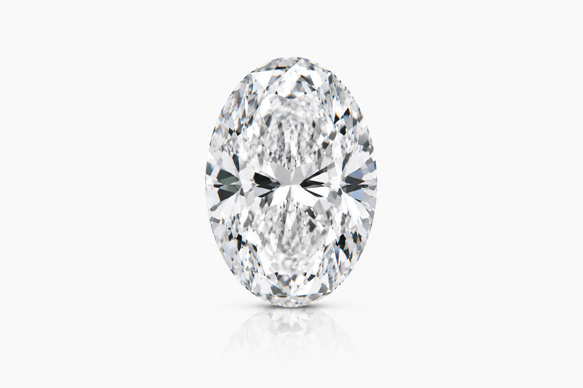 Oval Modified Lab Diamond 2.06ct